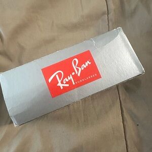 Ray-Ban Sunglasses Box - Silver and Red